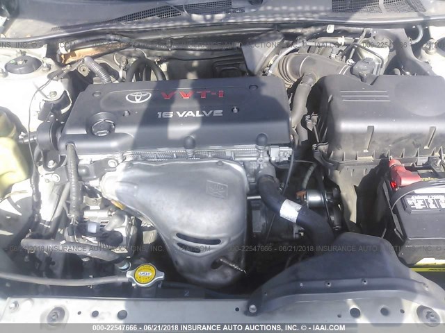 JTDBE32K420047254 - 2002 TOYOTA CAMRY LE/XLE/SE ვერცხლისფერი ფოტო 10