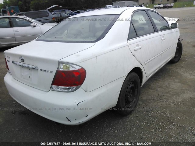 4T1BE32K85U589322 - 2005 TOYOTA CAMRY LE/XLE/SE Ağ foto 4