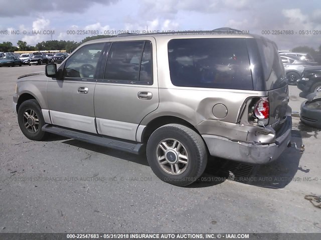 1FMRU15WX3LB12060 - 2003 FORD EXPEDITION XLT GOLD photo 3