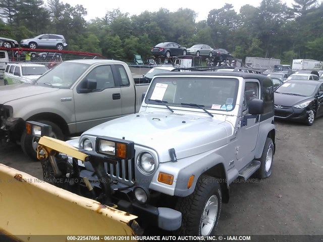 1J4FA49S55P347058 - 2005 JEEP WRANGLER / TJ SPORT SILVER photo 6