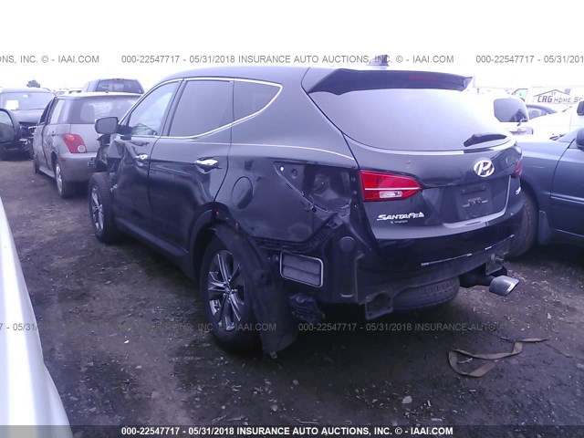 5XYZU3LB4DG058784 - 2013 HYUNDAI SANTA FE SPORT  BLACK photo 3