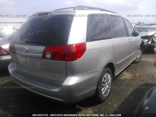 5TDZA23C76S390980 - 2006 TOYOTA SIENNA CE/LE TAN photo 4