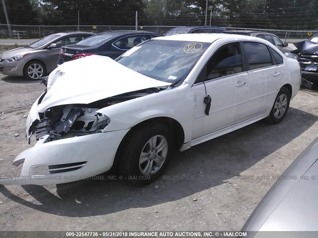 2G1WA5E35G1130225 - 2016 CHEVROLET IMPALA LIMITED LS TURQUOISE photo 2