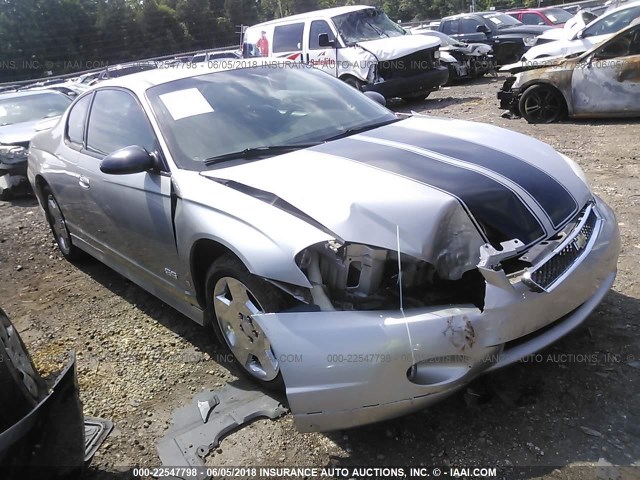 2G1WL15C879246717 - 2007 CHEVROLET MONTE CARLO SS ვერცხლისფერი ფოტო 1