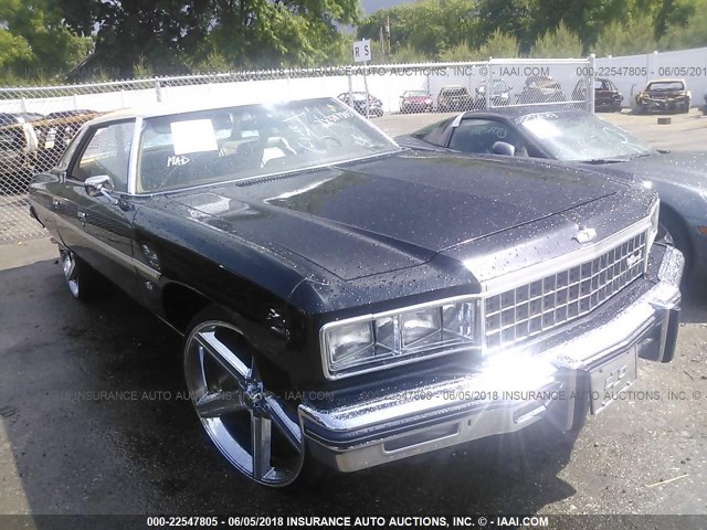 1N39L6J271126 - 1976 CHEVROLET CAPRICE BLACK photo 1