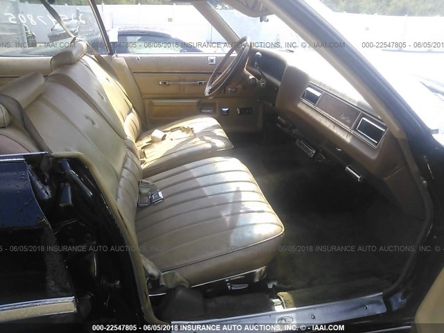 1N39L6J271126 - 1976 CHEVROLET CAPRICE BLACK photo 5