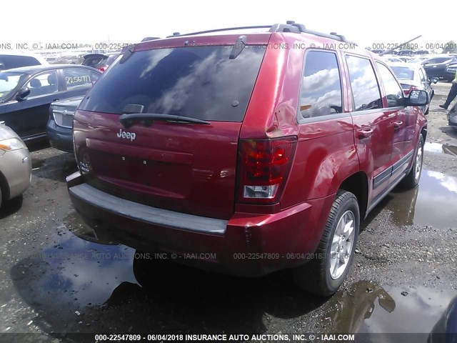 1J4GR48K86C242635 - 2006 JEEP GRAND CHEROKEE LAREDO/COLUMBIA/FREEDOM 红色 照片 4