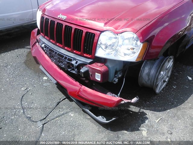 1J4GR48K86C242635 - 2006 JEEP GRAND CHEROKEE LAREDO/COLUMBIA/FREEDOM 红色 照片 6
