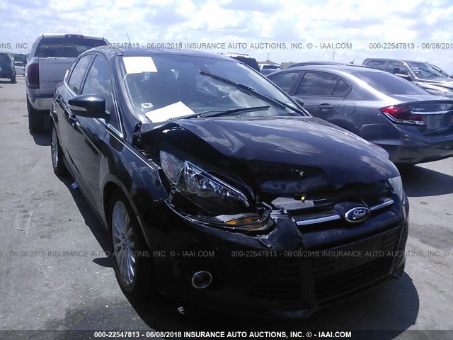 1FAHP3N23CL377361 - 2012 FORD FOCUS TITANIUM BLACK photo 6