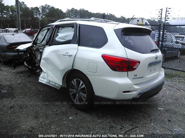 5N1DR2MN0HC645472 - 2017 NISSAN PATHFINDER S/SV/SL/PLATINUM 白色 照片 3