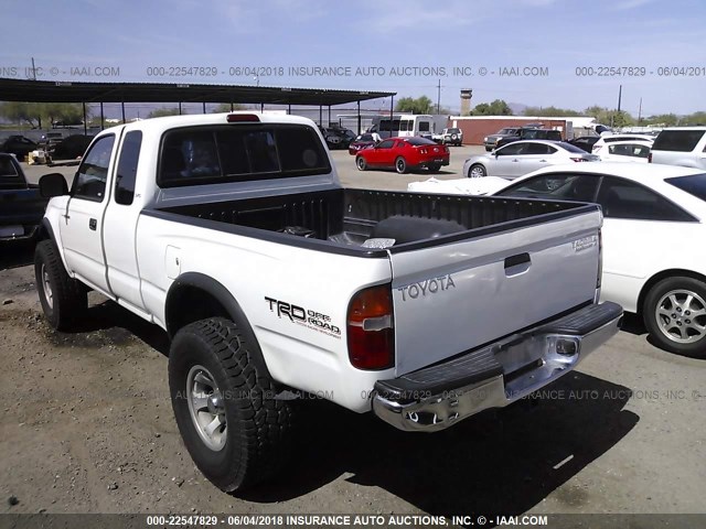 4TASN92N4YZ623504 - 2000 TOYOTA TACOMA XTRACAB PRERUNNER თეთრი ფოტო 3