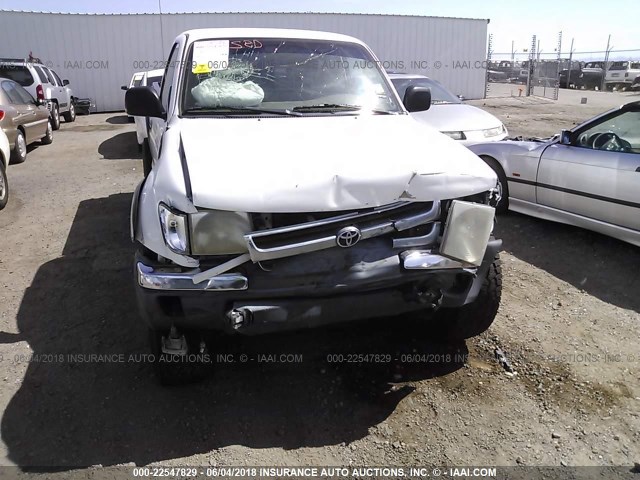 4TASN92N4YZ623504 - 2000 TOYOTA TACOMA XTRACAB PRERUNNER თეთრი ფოტო 6