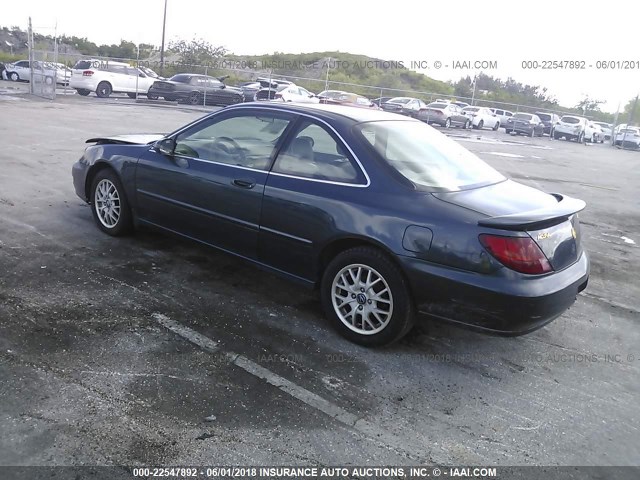 19UYA2250XL008050 - 1999 ACURA 3.0CL TEAL photo 3