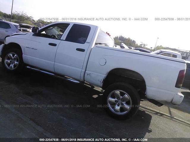 1D7HU18N92J206093 - 2002 DODGE RAM 1500 WHITE photo 3