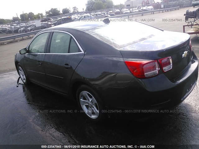 1G11B5SL9EF187500 - 2014 CHEVROLET MALIBU LS BLUE photo 3