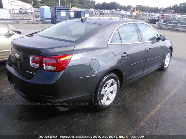 1G11B5SL9EF187500 - 2014 CHEVROLET MALIBU LS BLUE photo 4