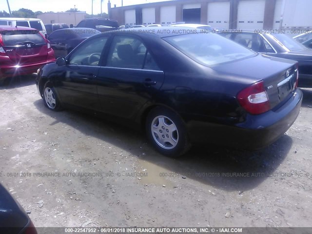 4T1BF32K63U050739 - 2003 TOYOTA CAMRY LE/XLE/SE Qara foto 3
