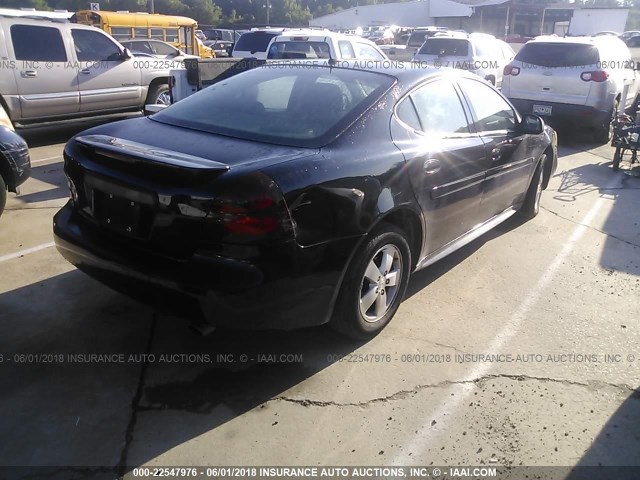 2G2WP552281139788 - 2008 PONTIAC GRAND PRIX BLACK photo 4