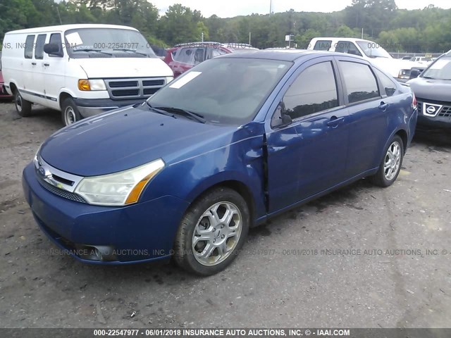 1FAHP36N89W217914 - 2009 FORD FOCUS SES BLUE photo 6