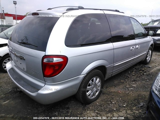 2C8GP54L24R589963 - 2004 CHRYSLER TOWN & COUNTRY TOURING SILVER photo 4