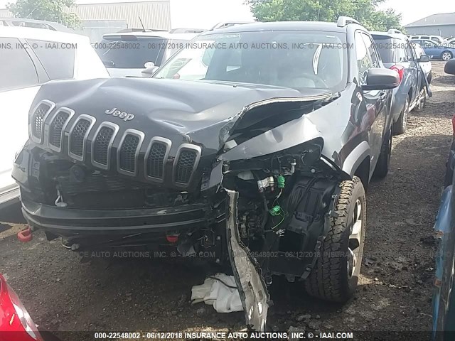 1C4PJMBS0EW186385 - 2014 JEEP CHEROKEE TRAILHAWK 黑色 照片 2