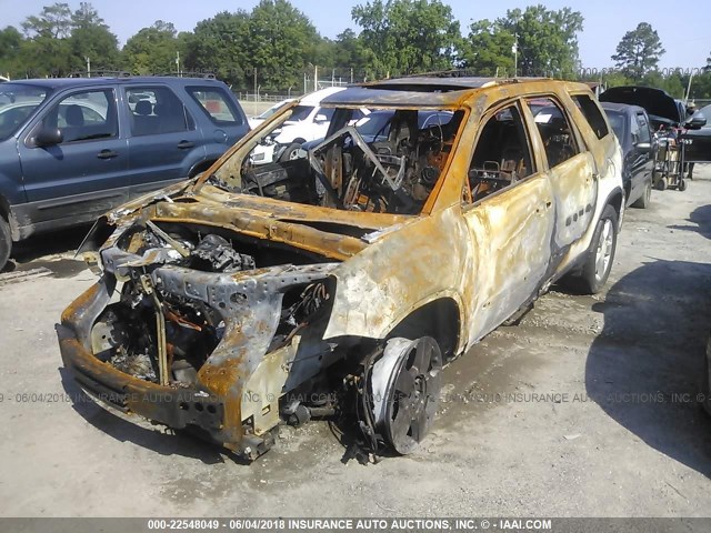 1GKER33747J103372 - 2007 GMC ACADIA SLT-2 WHITE photo 2