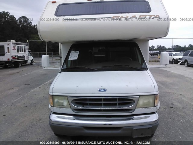 1FDKE30S7VHA14754 - 1997 FORD ECONOLINE E350 CUTAWAY VAN WHITE photo 6