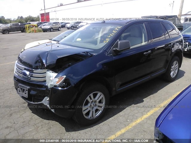 2FMDK46CX8BA09380 - 2008 FORD EDGE SE Dark Blue photo 2