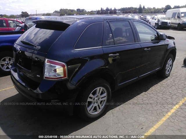 2FMDK46CX8BA09380 - 2008 FORD EDGE SE Dark Blue photo 4
