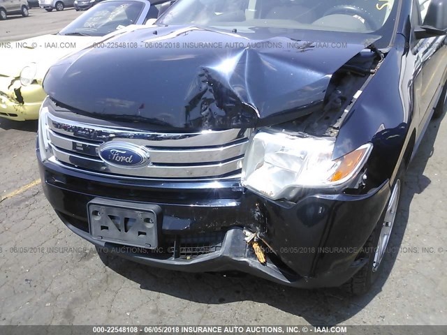 2FMDK46CX8BA09380 - 2008 FORD EDGE SE Dark Blue photo 6