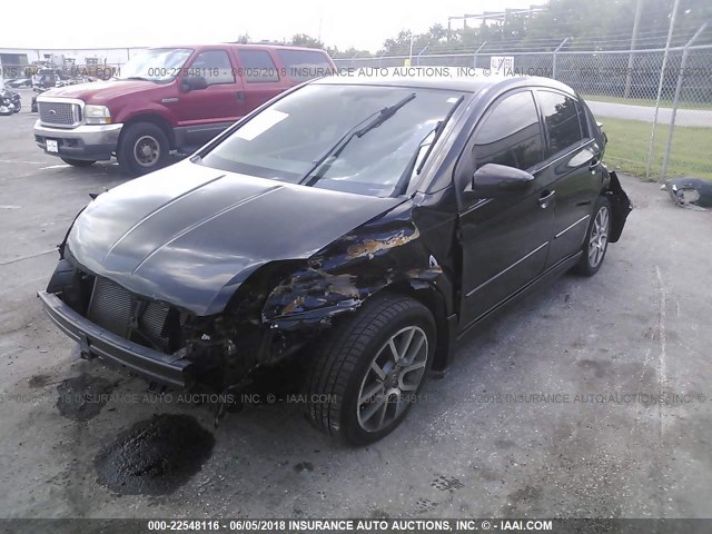 3N1BB61E98L664282 - 2008 NISSAN SENTRA SE-R BLACK photo 2