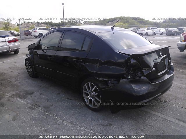 3N1BB61E98L664282 - 2008 NISSAN SENTRA SE-R BLACK photo 3