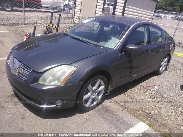 1N4BA41EX4C918307 - 2004 NISSAN MAXIMA SE/SL GRAY photo 2