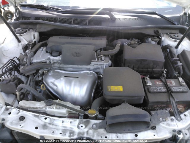 4T1BF1FK6EU318920 - 2014 TOYOTA CAMRY L/SE/LE/XLE 白色 照片 10