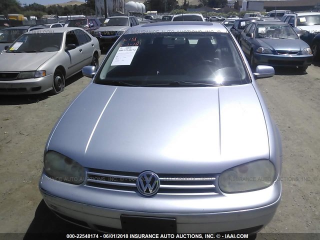 9BWDE61J754032933 - 2005 VOLKSWAGEN GTI SILVER photo 6