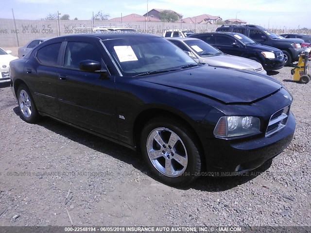 2B3CA3CVXAH138114 - 2010 DODGE CHARGER SXT BLACK photo 1