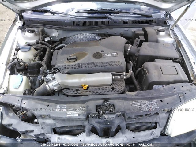 3VWPE69M33M195485 - 2003 VOLKSWAGEN JETTA WOLFSBURG 银色 照片 10