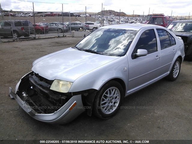 3VWPE69M33M195485 - 2003 VOLKSWAGEN JETTA WOLFSBURG 银色 照片 2