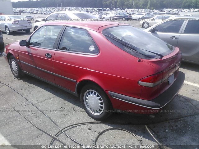 YS3DD35B2S2034815 - 1995 SAAB 900 S RED photo 3