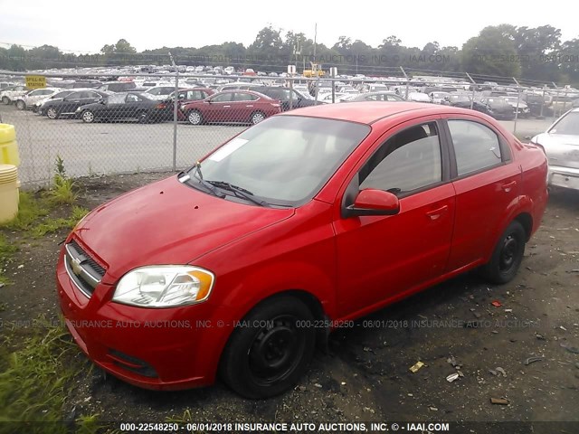 KL1TD5DEXAB086385 - 2010 CHEVROLET AVEO LS/LT 红色 照片 6