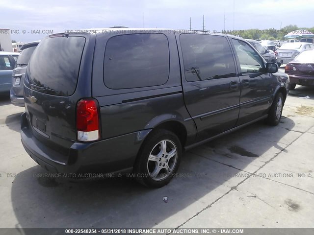 1GNDV23W58D128888 - 2008 CHEVROLET UPLANDER LS BLUE photo 4