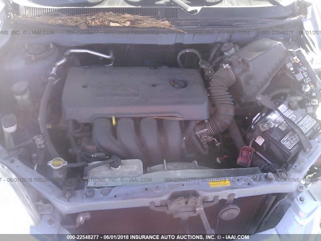 2T1KR32E66C569393 - 2006 TOYOTA COROLLA MATRIX XR BLUE photo 10