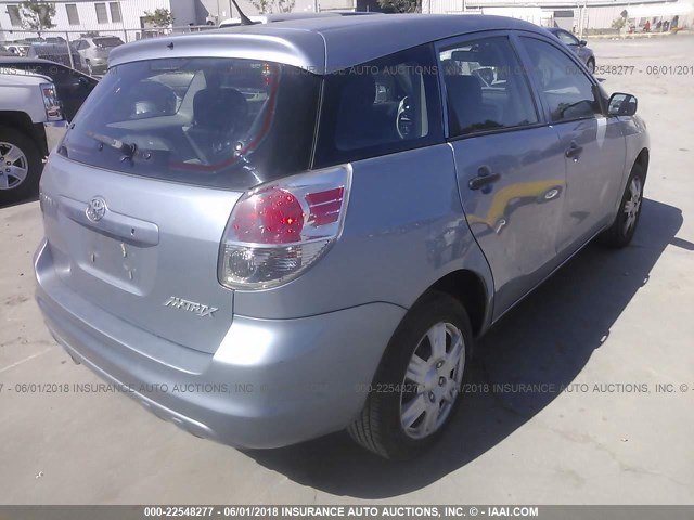 2T1KR32E66C569393 - 2006 TOYOTA COROLLA MATRIX XR BLUE photo 4