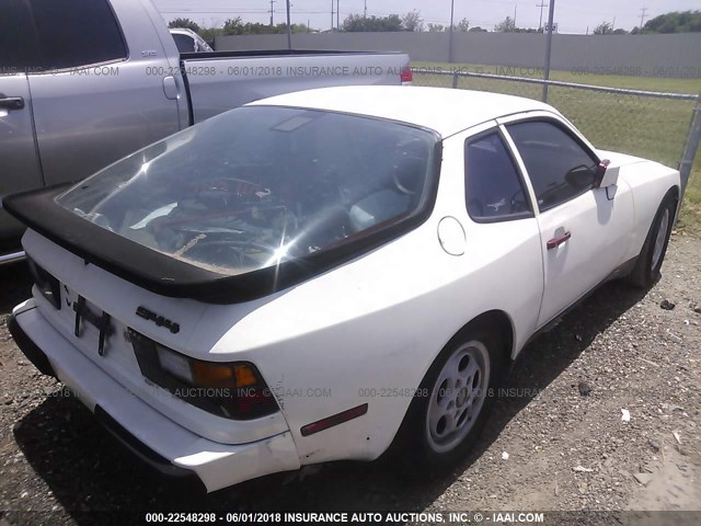 WP0AB0948HN473471 - 1987 PORSCHE 944 WHITE photo 4