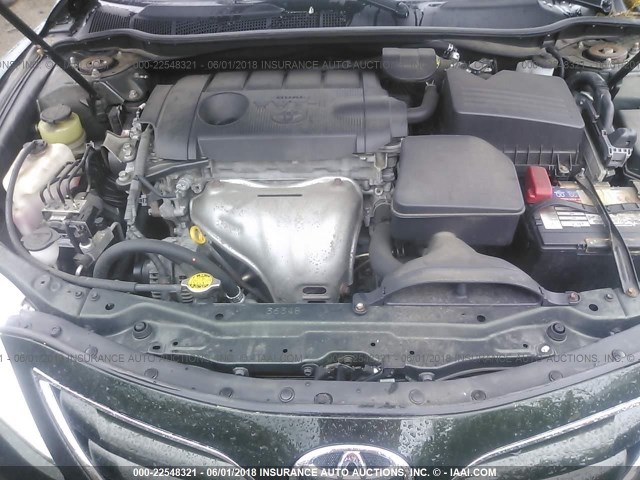 4T4BF3EKXBR098311 - 2011 TOYOTA CAMRY SE/LE/XLE მწვანე ფოტო 10