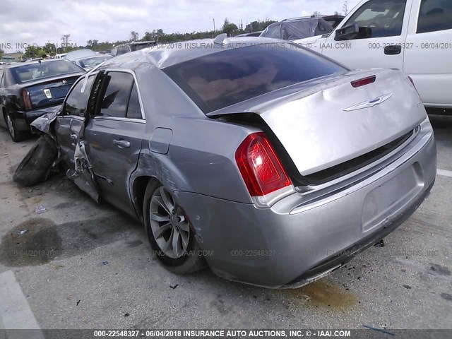 2C3CCAAG3FH837694 - 2015 CHRYSLER 300 LIMITED GRAY photo 3