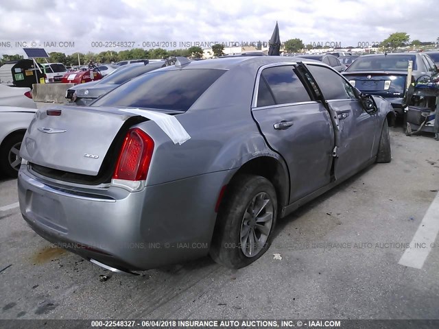 2C3CCAAG3FH837694 - 2015 CHRYSLER 300 LIMITED GRAY photo 4