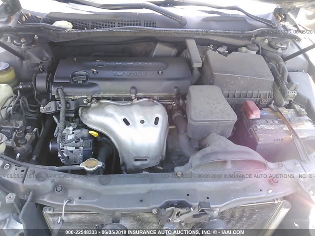 4T1BE46K17U584403 - 2007 TOYOTA CAMRY NEW GENERAT CE/LE/XLE/SE GRAY photo 10