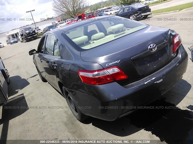 4T1BE46K17U584403 - 2007 TOYOTA CAMRY NEW GENERAT CE/LE/XLE/SE GRAY photo 3