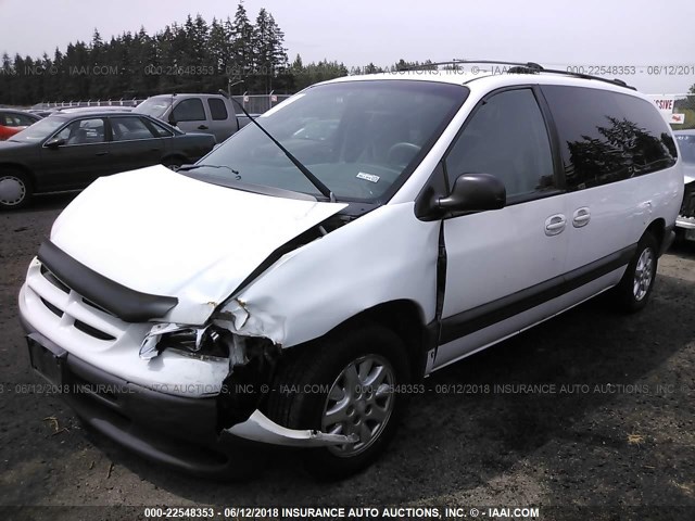 1B4GP44L5YB580168 - 2000 DODGE GRAND CARAVAN SE/SPORT WHITE photo 2